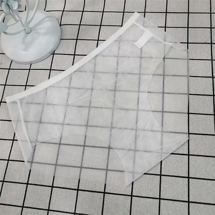 Sous-vêtements transparents culottes femmes couleur unie Sexy sans couture Perspective maille slips Ultra-mince grande taille M-3XL