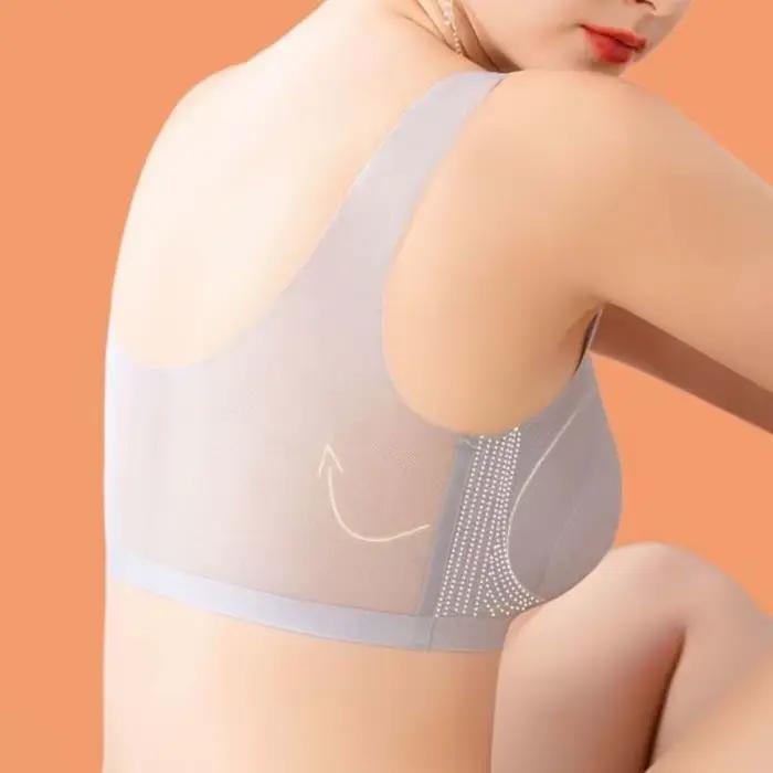 Soutien-gorge sans combat pour femmes, sous-vêtements, drapeau cool, sans bord en acier, spectacle de poitrine, beauté sportive, haut précieux, petite poitrine, rassemblement, mince, été