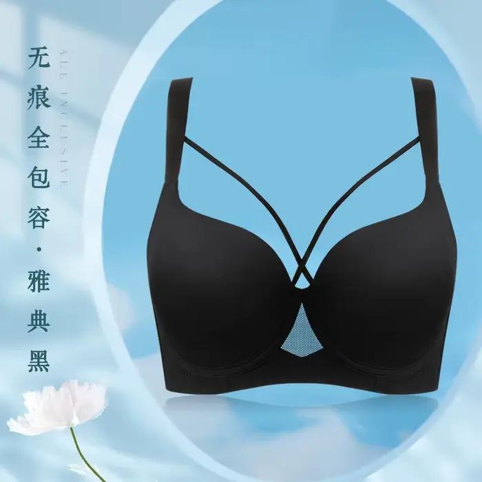70 75 80 85 90 95 100 B C D E F G H I J Plus grande taille soutien-gorge sans couture Lingerie pour femmes grande poitrine femme vêtements