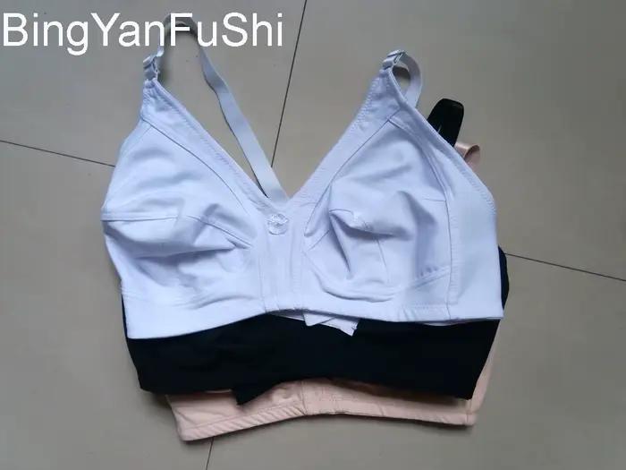 Bavlnená biela podprsenka pre väčšie poprsie 85 90 95 100 105 110 115 C D DD E F košíčky push-up pohodlná bezšvová sexy čipka Bh C01
