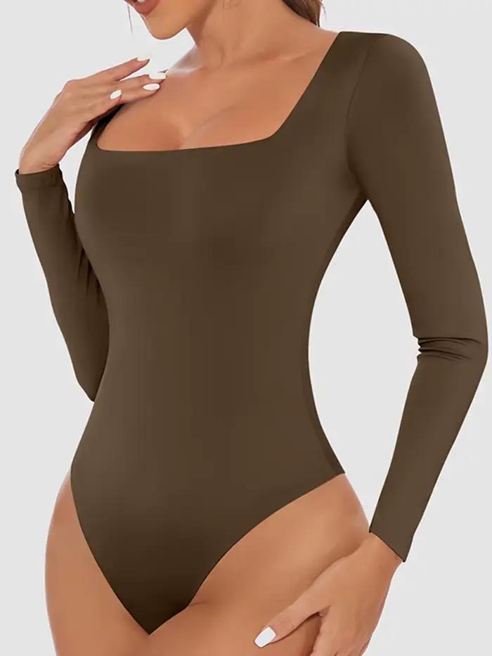 Body féminin en nylon et élasthanne pour femmes, élégant et décontracté, idéal pour les sorties estivales et les occasions spéciales