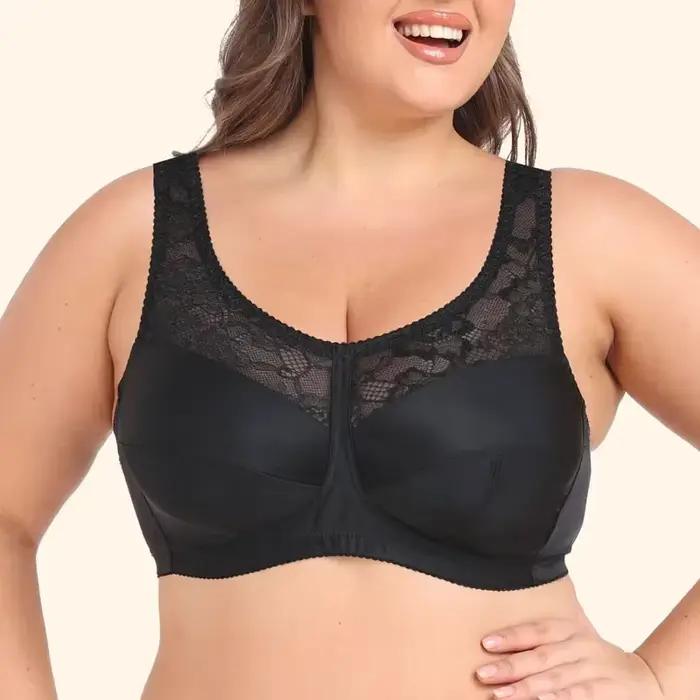 Letná tenká plná košíčková podprsenka pre ženy Sexy čipka veľká veľkosť bez vypchávok bez drôtov priedušná bralette BCDEFG