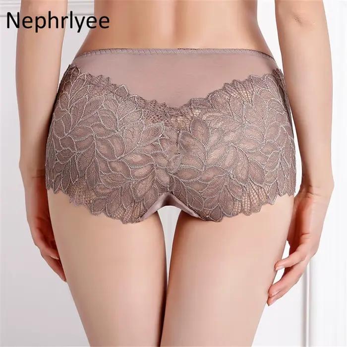 2025 plus récent dentelle culottes femmes 9 couleurs grande taille slips intimes femme sous-vêtements noir rose