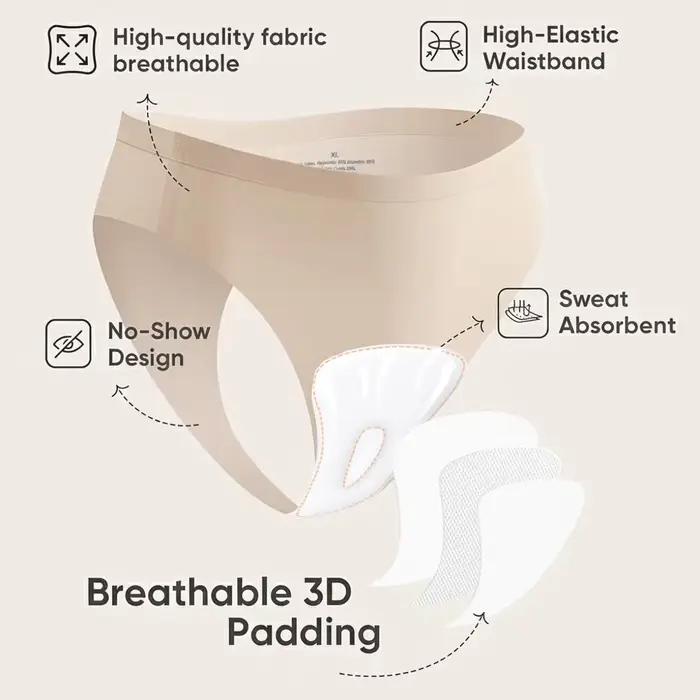 Culotte Anti-camelette, 1/3 pièces, évite le correcteur des orteils de chameau, tongs sans couture, sous-vêtements d'entraînement de gymnastique pour Leggings