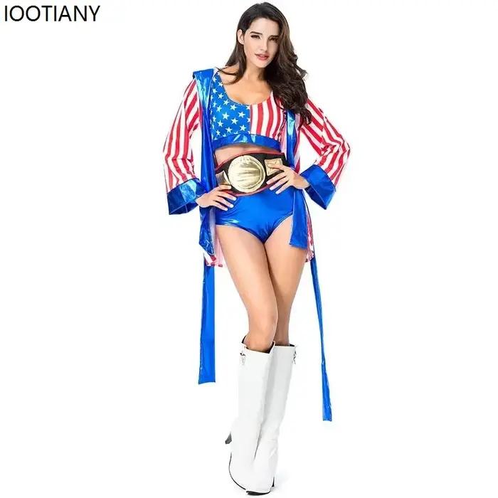 Dámsky boxerský cosplay kostým