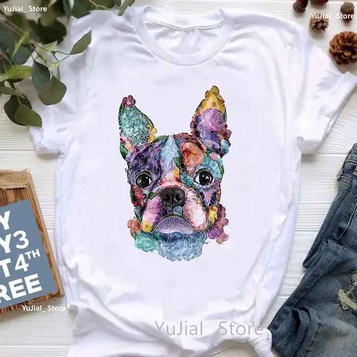 Tričko s potlačou Boston Terrier pre ženy