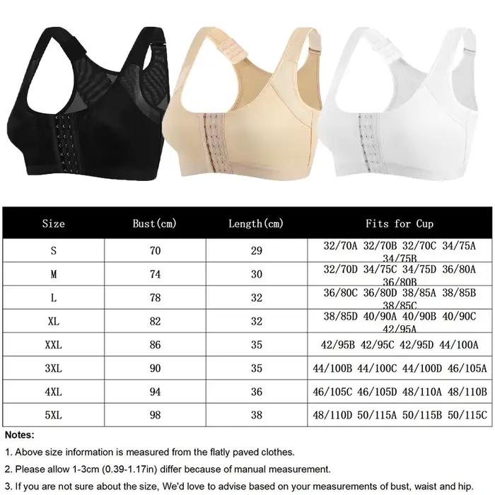 Soutien-gorge correcteur de posture à fermeture avant pour femme, effet push-up, dos croisé, antichoc, soutien sportif, type gilet de fitness