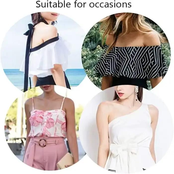 Rallonges de soutien-gorge invisibles en polyester pour maintien parfait et apparence élégante pour femmes occasions spéciales