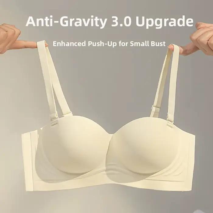 Nouveau Soutien-gorge de sport sans couture épais pour femme 2025, anti-dérapant, effet push-up pour petites poitrines, avec large maintien latéral, anti-fatigue et anti-affaissement, été