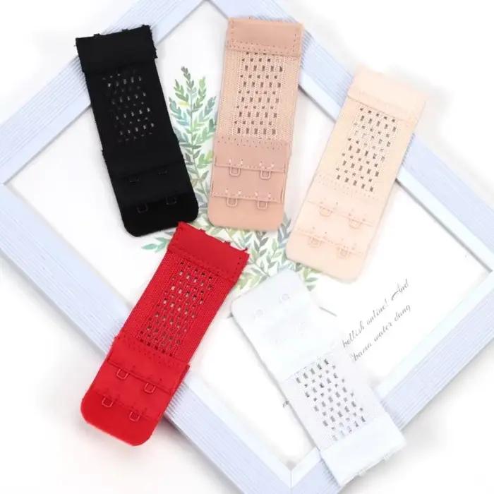 Extension de soutien-gorge élastique pour femme, 5 pièces, sangle, crochet, clip extensible, ceinture réglable, accessoires intimes