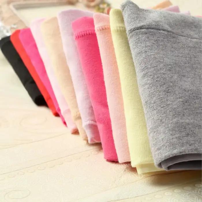 Culottes pour femmes slips de mise en forme abdominale sous-vêtements en coton grande taille taille haute sous-vêtements dames couleur unie Lingeries Sexy doux