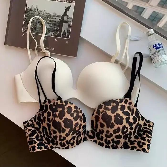 Kalapaopao Soutien-gorge push-up lisse sans couture à bonnets ronds pour femme sans armatures