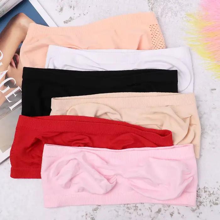 Mode haute élastique sport soutien-gorge bustiers sans couture bretelles enveloppement poitrine
