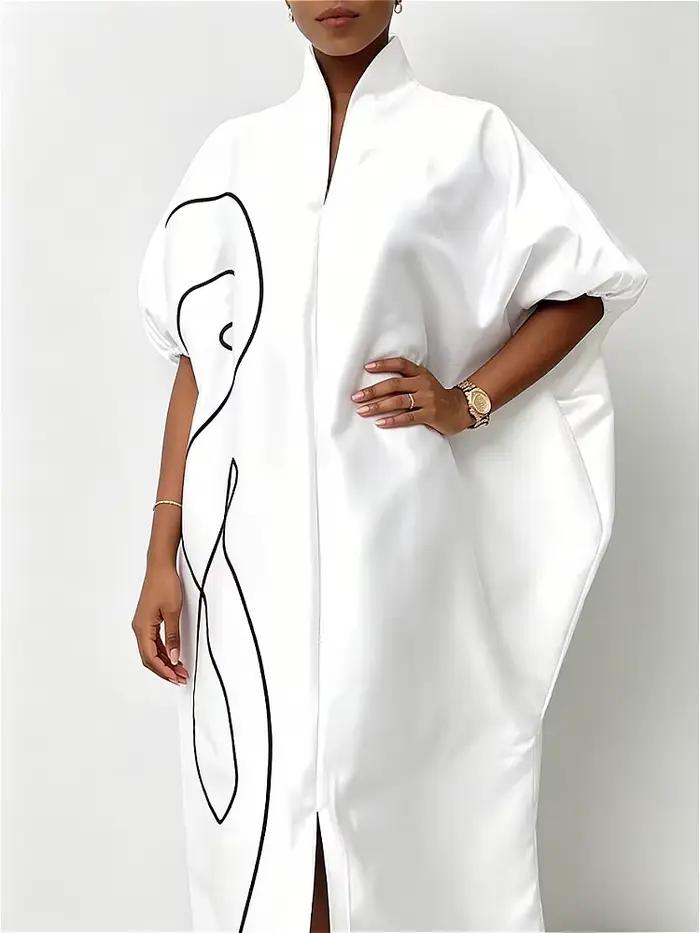 Modigirl veľká veľkosť Muslim móda oversized Abaya šaty 2025 nová jar leto
