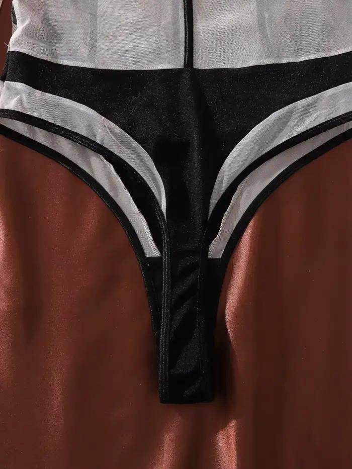 Sexy čipkovaný body Belamimi pre ženy – Elegantný top pre