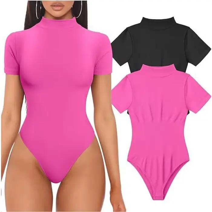 Dámske rolákové body s krátkym rukávom