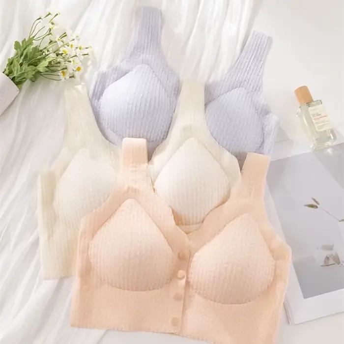 Tehotenské a dojčiace sexy podprsenka na predné zapínanie
