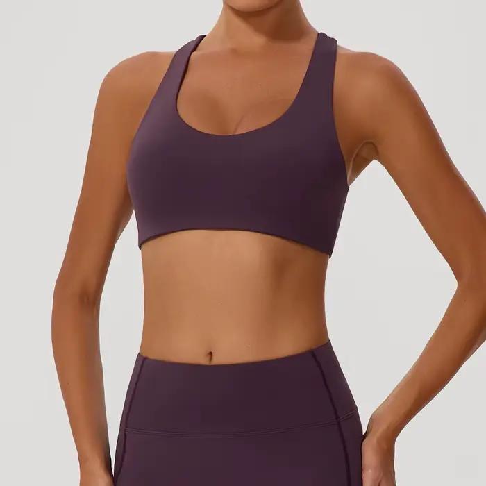 Sexy športová podprsenka s krížovým chrbtom pre ženy