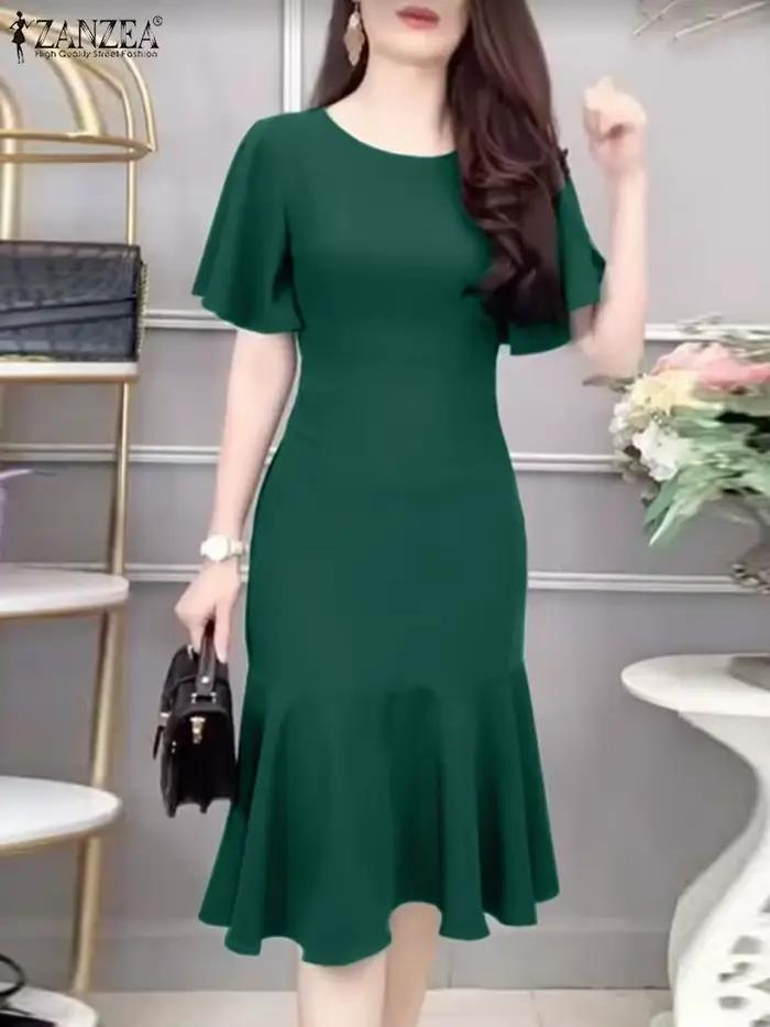 ZANZEA – Elegantné morské panny šaty pre ženy