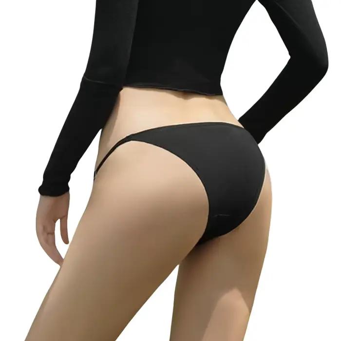 1PC slips en coton femmes culottes brésiliennes femme taille basse sous-vêtements respirant confort intimes couleur unie Lingerie Sexy S-XL