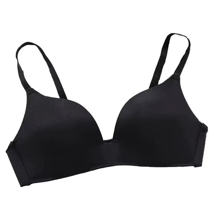 Soutien-gorge sans couture pour femmes, Sexy, sans fil, Push Up, sous-vêtements pour filles étudiantes, respirant, fin, 10 couleurs, soutien-gorge pour femmes, respirant, froncé