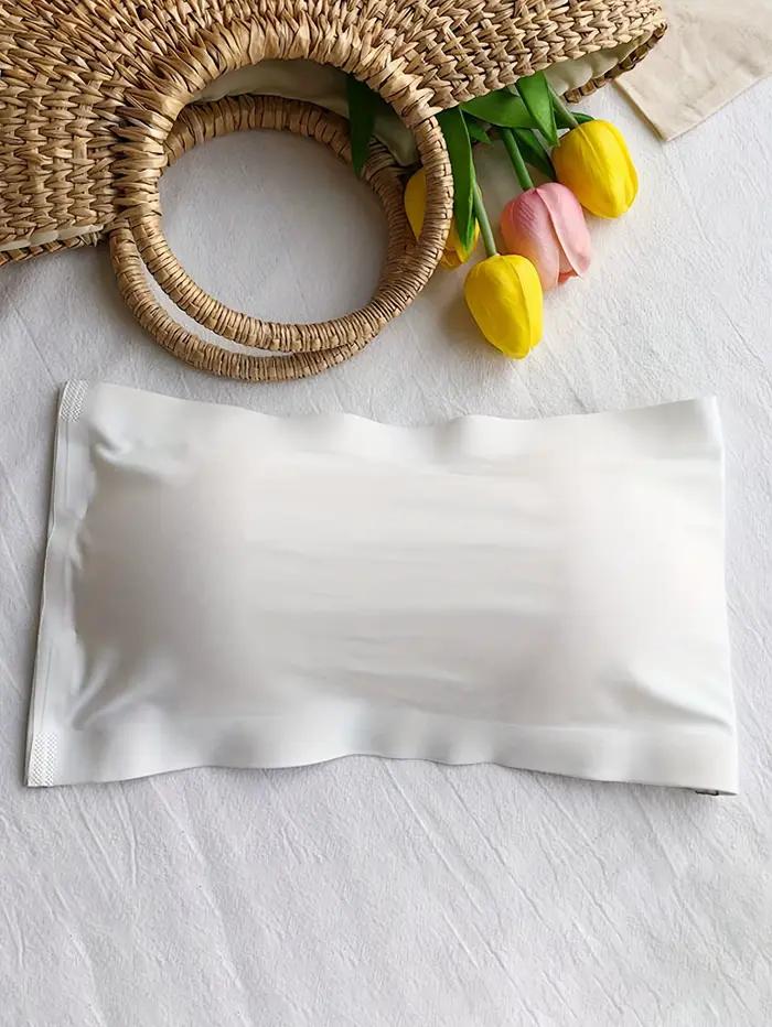 Bezšvový bezramienkový bandeau podprsenka pre ženy