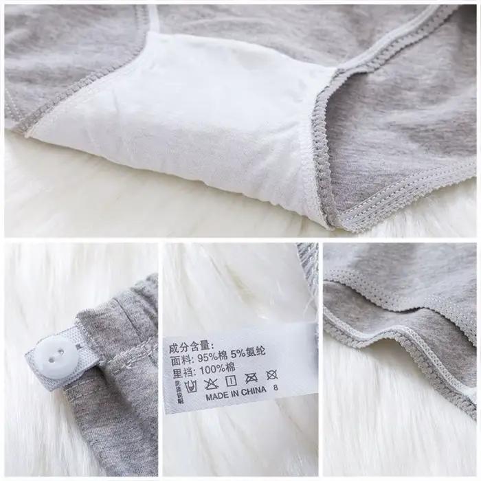 1 pièces sous-vêtements de maternité coton culottes vêtements pour femmes enceintes grossesse brève taille haute maternité culottes intimes mignon
