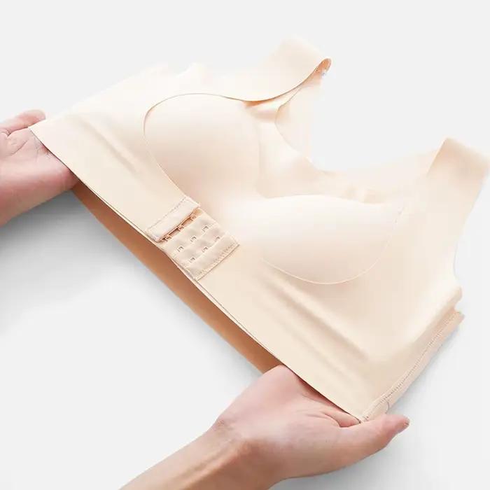 Soutien-gorge correcteur de posture à fermeture avant, dos croisé, sans armatures, antichoc, push-up, 2 en 1, sans couture, pour usage quotidien