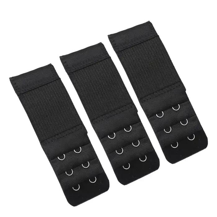 Extensions de soutien-gorge pour femmes, 3 pièces, accessoires de sous-vêtements, soutien-gorge élastique, extension allongée, boucle à 3 rangées, crochet réglable, bricolage intime