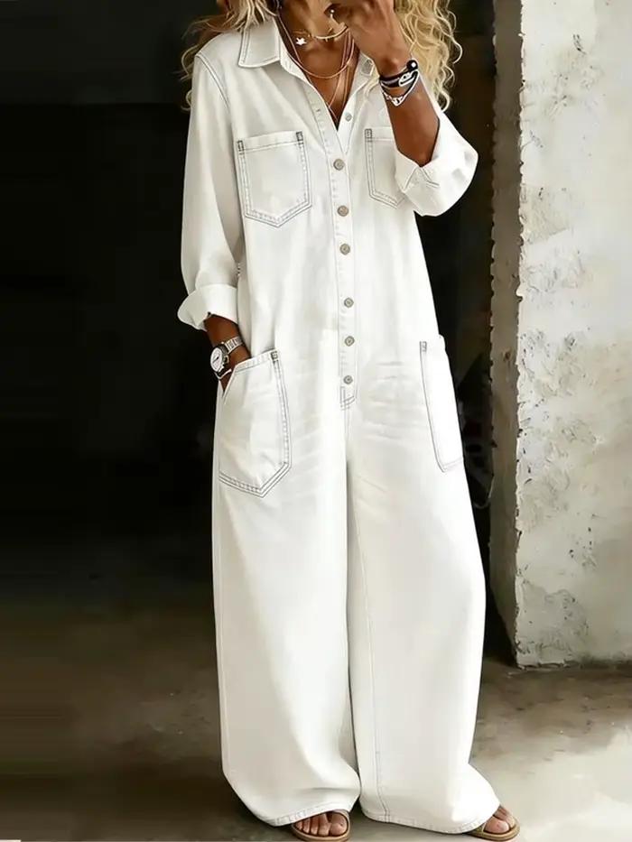 Combinaison polyester vintage Sumi Lavi ample et élégante pour femmes junior occasions spéciales et tous les jours