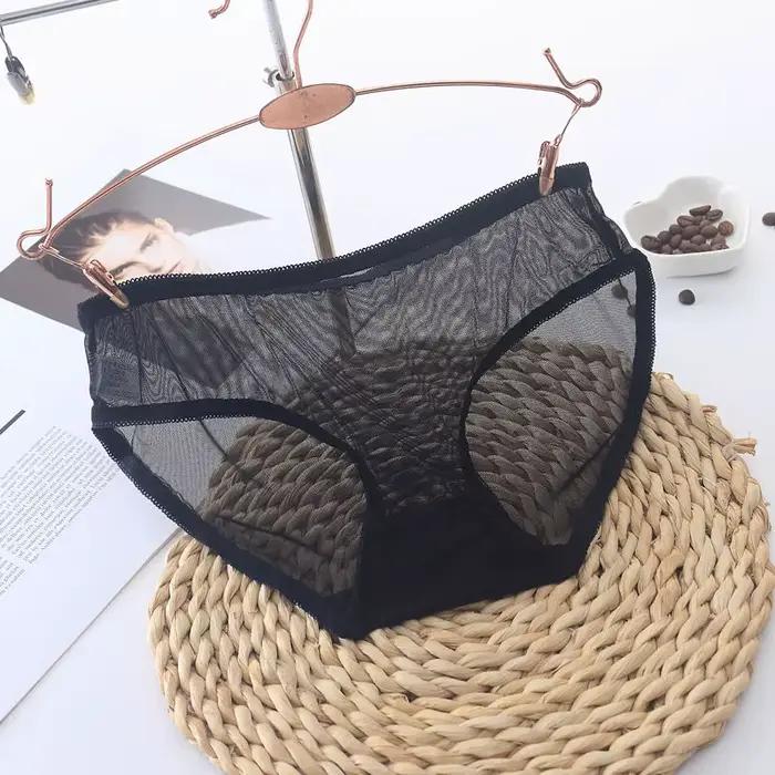 Dámske nohavičky Sexi spodná bielizeň Priehľadné bezšvové