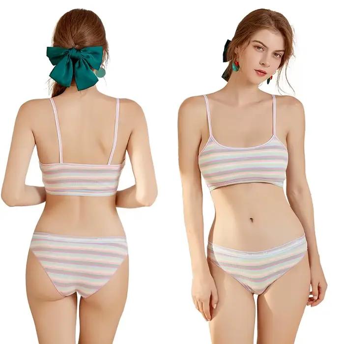 Soutien-gorge Camisole universel arc-en-ciel, rembourré en coton, sous-vêtements Anti-secouement, soutien-gorge de sport pour femmes