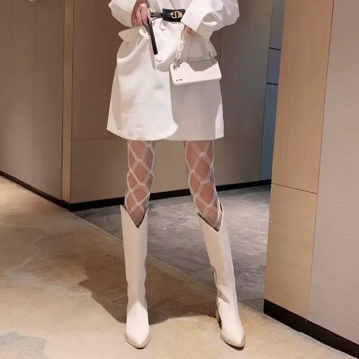 Sieťované pančuchy sexy pre ženy