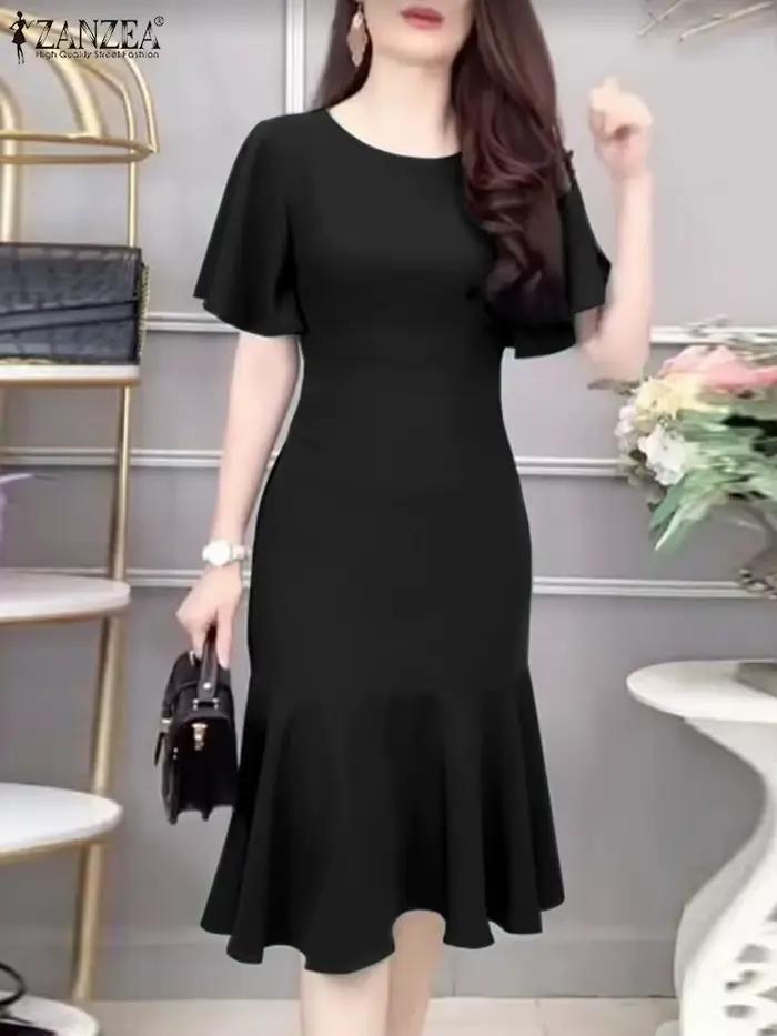 ZANZEA – Elegantné morské panny šaty pre ženy