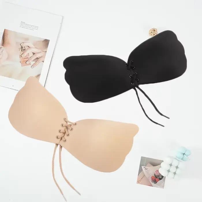 Neviditeľná samolepiaca silikónová podprsenka push-up