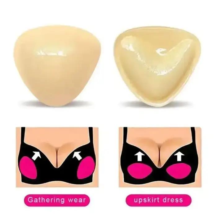 1 pár pevnej samolepiacej podprsenky Obojstranná lepiaca Push Up podprsenka Vložky opakovane použiteľné Ultra zdvíhacia