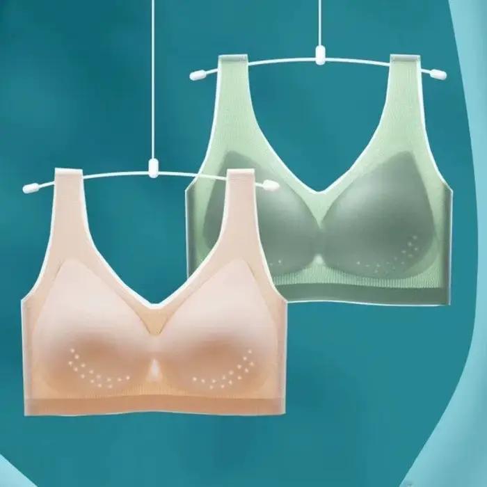 Soutien-gorge sans combat pour femmes, sous-vêtements, drapeau cool, sans bord en acier, spectacle de poitrine, beauté sportive, haut précieux, petite poitrine, rassemblement, mince, été
