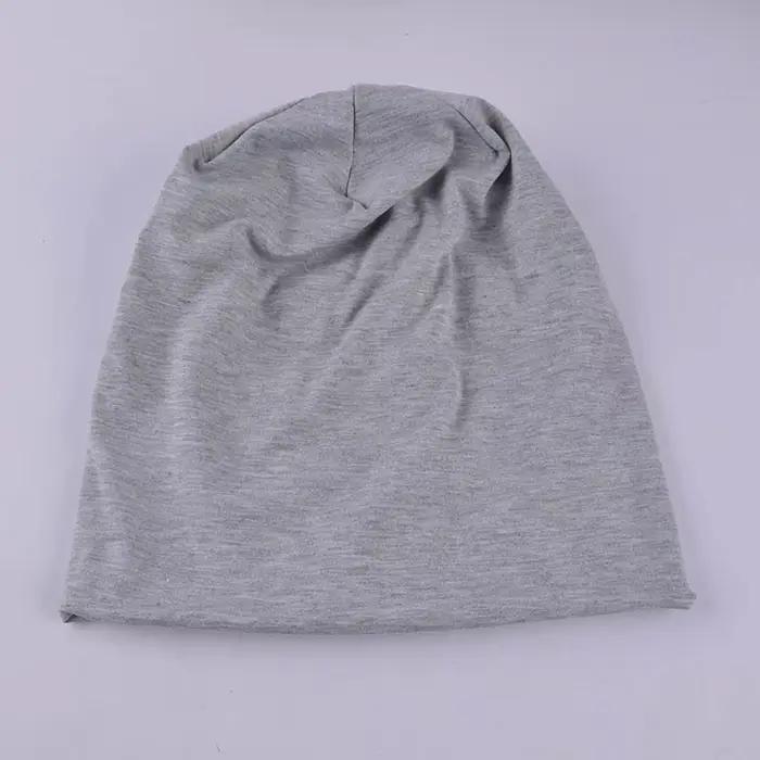 Nový jednofarebný voľný slouchy klobúk pre mužov jeseň jar Hip Hop mäkký teplý ušný SKU