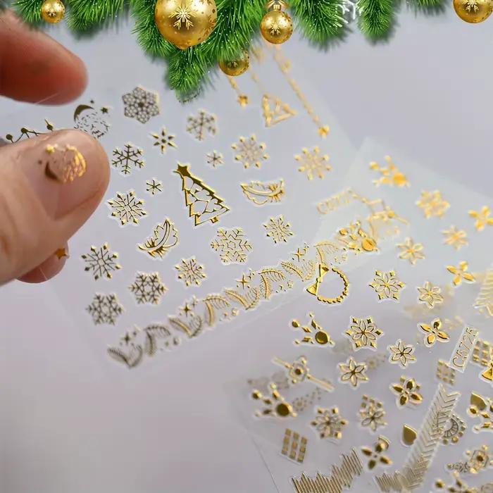 90 listov plastových nálepiek na nechty pre ženy