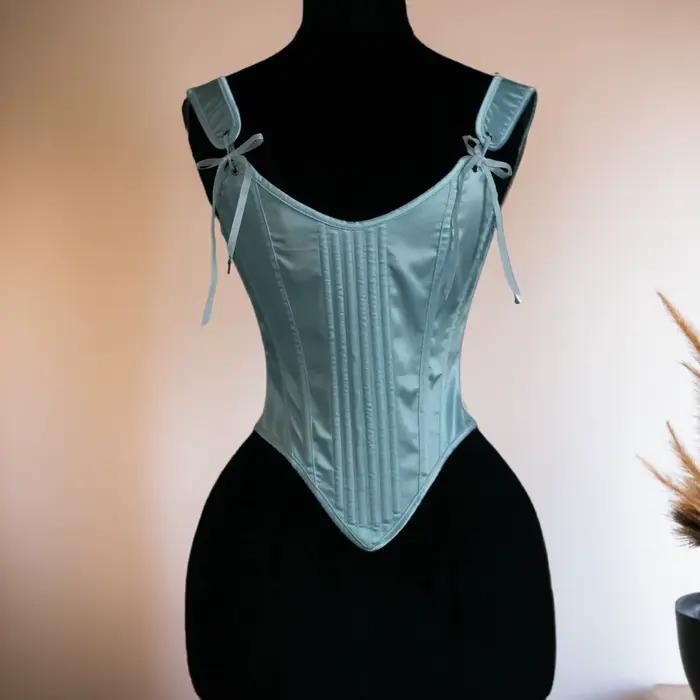 Femmes Corset cultures Bustier surbuste façonnant hauts Vintage palais corsages ajustement serré scène Costume à lacets désossé bustiers