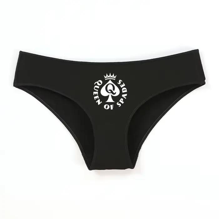 Call EEN OF SPADES-Culottes en coton pour femmes, sous-vêtements sexy, slips pour filles, lingerie douce et respirante, caleçons mignons pour femmes, grande taille