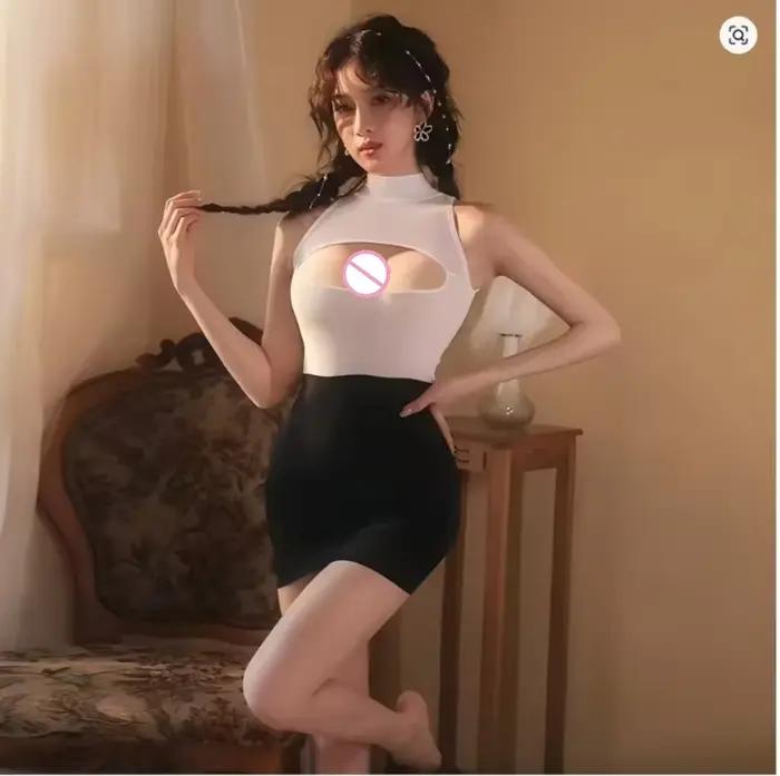 Zvodný lingerie set pre ženy: sexy sekretársky outfit