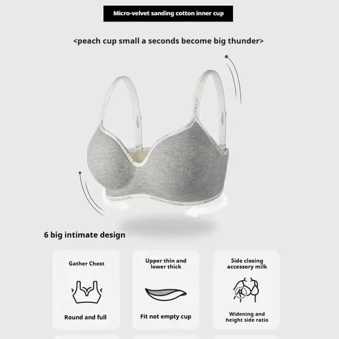 FINETOO femmes sous-vêtements petite poitrine Sexy Push Up Lingerie soutien-gorge sans couture pour les femmes confortable tous les jours soutien-gorge épais Bralette 32-38AB