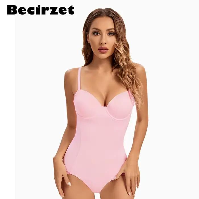 Sous-vêtements amincissants pour femmes, Body moulant, Push-Up, armatures, entraîneur de taille, sangles de modélisation