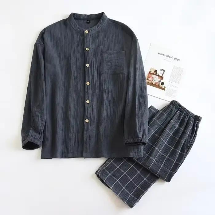 Pyjama en coton pur Cloud Cotton Story longue durée élégant pour femmes automne printemps été à offrir ```