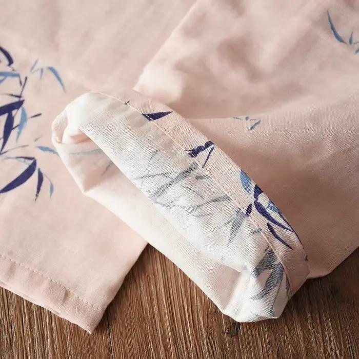 2025 nový japonský štýl kimono pyžamo milenecký set