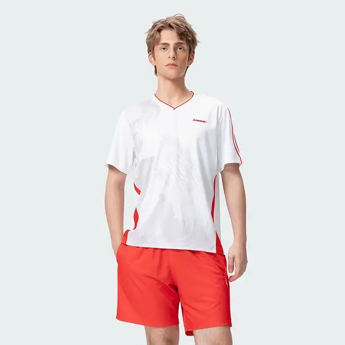 Uniforme sportif haut de gamme pour hommes modèle K1C09-C1790 K1C09-C2790 tricoté séchage rapide compétition tennis badminton occassions spéciales