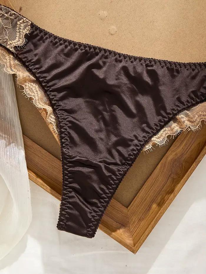 Ensemble de lingerie sexy en dentelle brodée pour femmes, soutien-gorge ultra fin respirant, décoration à boutons, sous-vêtements, soutien-gorge français, ensembles de strings