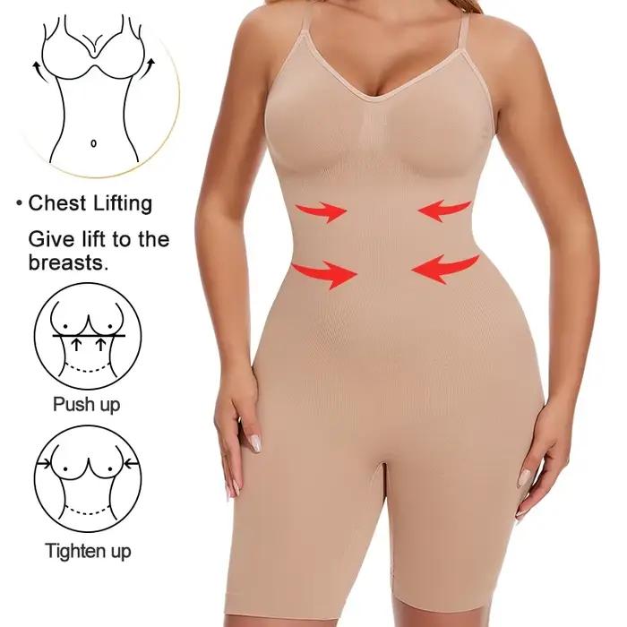 SLIMBELLE-Combinaison amincissante pour femme, sous-vêtement amincissant, une pièce