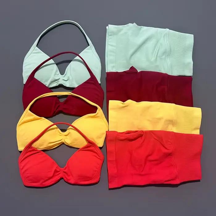 HISTELLO 2-dielny gymnastický set pre ženy s ramienkami